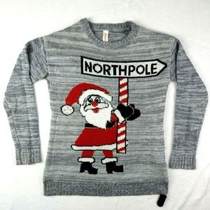 Ugly Christmas Sweater North Pole Santa